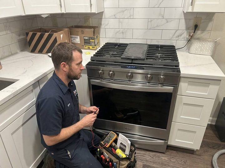 A gas range measured, not guessed at